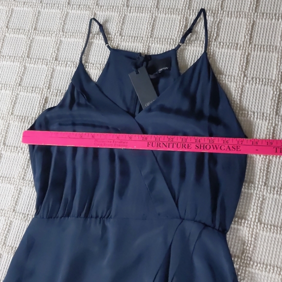 Greylin Sera 100% Silk Dress in Indigo - Picture 10 of 16